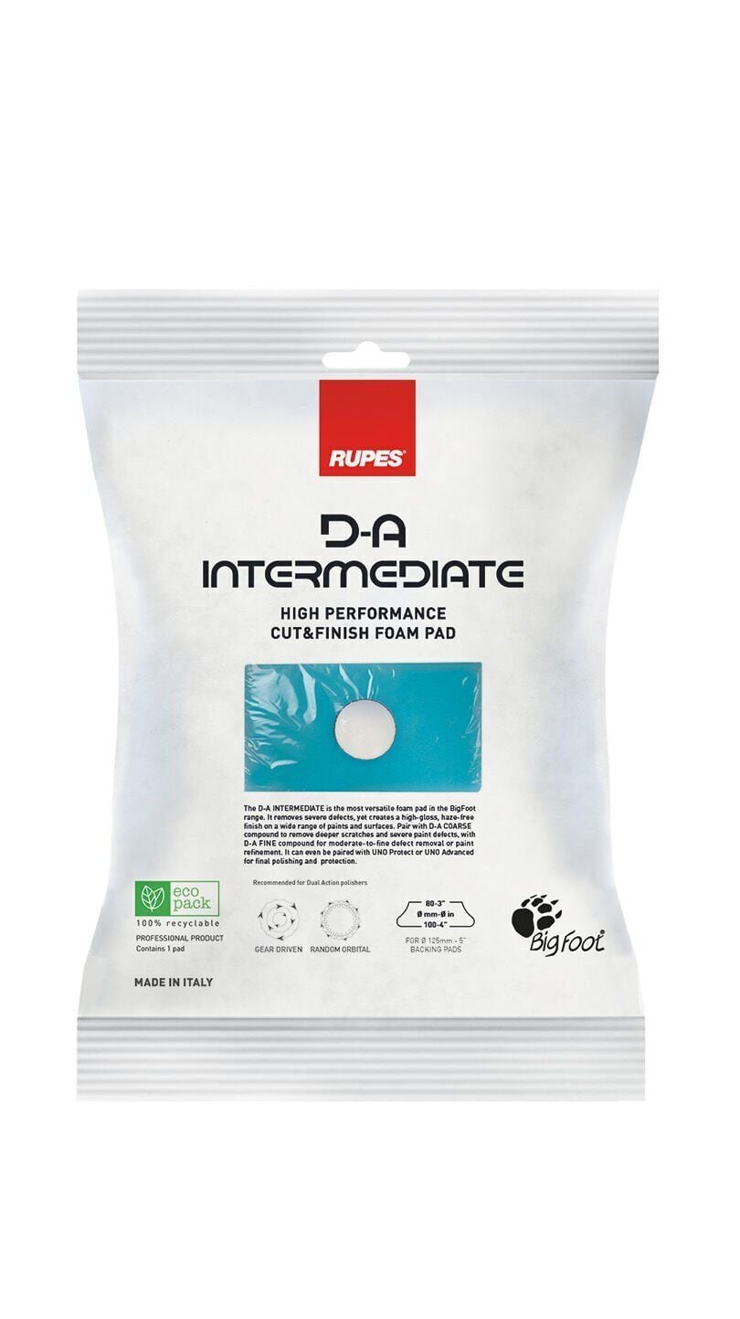 RUPES DA COARSE İNCE PASTA SÜNGERİ AZUR MAVİ 50/70 MM