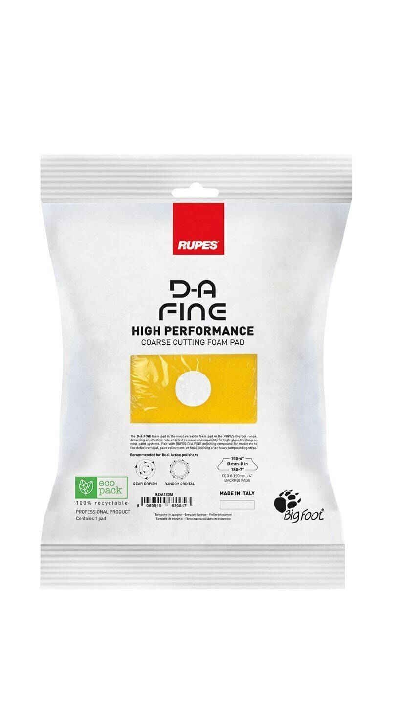 RUPES DA COARSE HARE SÜNGERİ SARI 30/45 MM